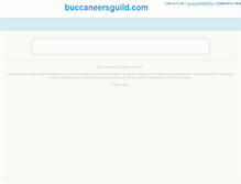 Tablet Screenshot of buccaneersguild.com